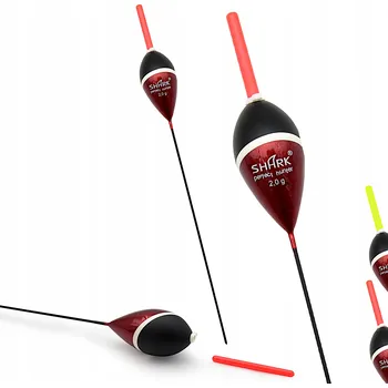 Signalizace záběru Pevný splávek z balsy SHARK 2,0g / 15,5 cm, s otvorem pro světelnou tyčinku 3mm