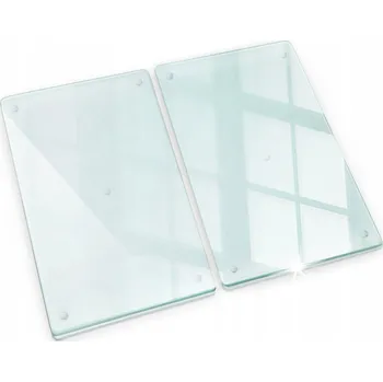 Obraz Dvě kuchyňská prkénka z čirého tvrzeného skla 30x52 cm