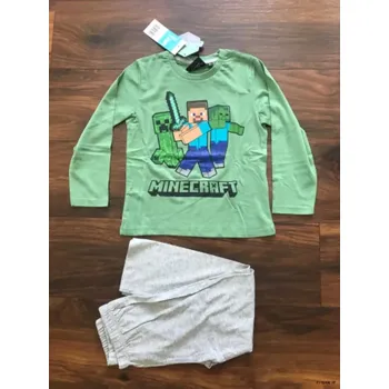 Chlapecké pyžamo MINECRAFT Pyžamo Zelená 116, 128, 134, 140, 152