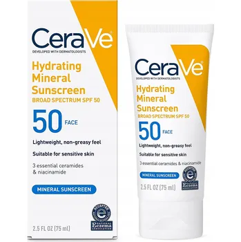 Přípravek na opalování CeraVe hydratační krém na opalování SPF 50