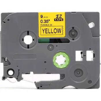 Pásek do tiskárny PÁSKA SPECMARK PRO BROTHER TZ-FX621 9MM 8M ŽLUTÁ TZe-FX621 FLEXIBILNÍ P-TOUCH