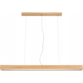 Závěsné LED svítidlo LEJA lustr lišta 120cm DUB do obýváku, kuchyně