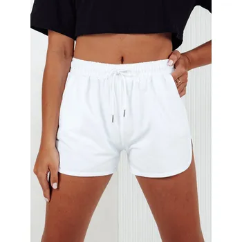 Dámské kraťasy Bílé teplákové šortky GO SPORT SY0409 Velikost: S