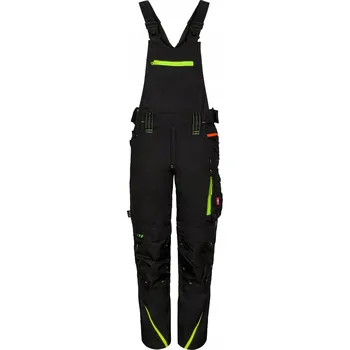 Pracovní obuv Pánské pracovní kalhoty s laclem Engelbert Strauss 65516 Černé, velikost 48