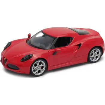 autíčko Welly Alfa 4C Červená 1:34-39