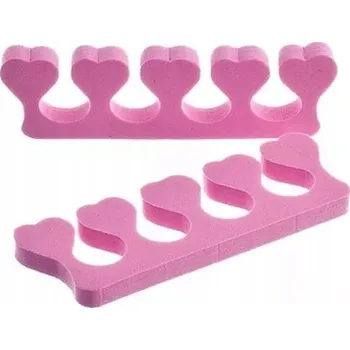 Oddělovače prstů na pedikúru, růžové