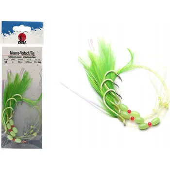 Věšák NÁMOŘNÍ VĚŠÁK DEGA 3 HÁČKY SVÍTÍCÍ VE TMĚ