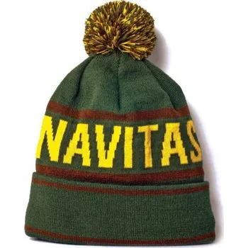 Čepice Zimní čepice Navitas Ski Bobble Green zelená vel. univerzální
