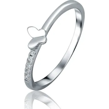 Prsten Stříbrný prstýnek s motýlkem vel. 56