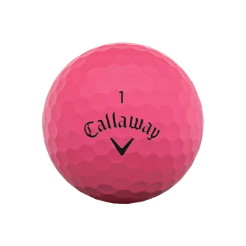 Golfový míček CALLAWAY Supersoft Matte golfové míčky - růžové (1 ks)