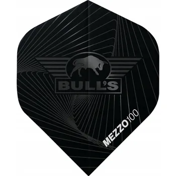 Příslušenství pro šipky LETKY NA ŠIPKY BULLS MEZZO 100 ČERNÉ