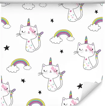 Tapeta Tapeta pro děti - Malé barevné kočičky/1505336252