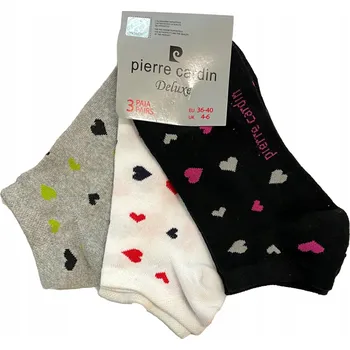 Pánské ponožky 3 kusy kotníkových ponožky PIERRE CARDIN *36-40