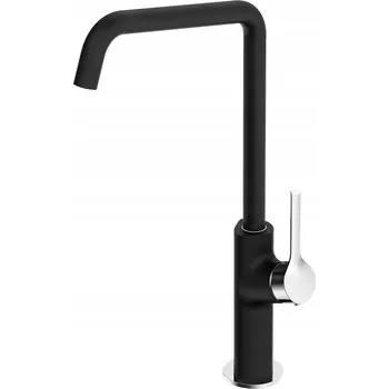 Vodovodní baterie Kuchyňská stojánková baterie Berg PRATO černá, stříbrná