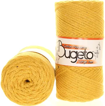 Příze Maccaroni Cotton Macrame Large 3mm písková