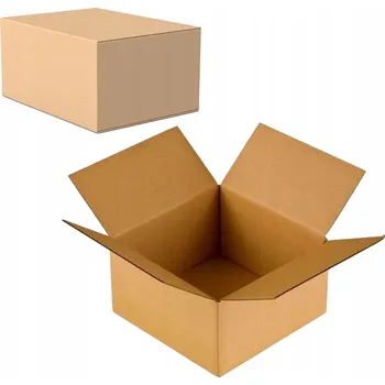 Karton 550x550x200 Kartonová krabice klopová, pevná, z vlnité lepenky