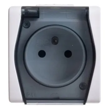 Elektrická zásuvka Elektrická Zásuvka hermetická Elektro-Plast bílá