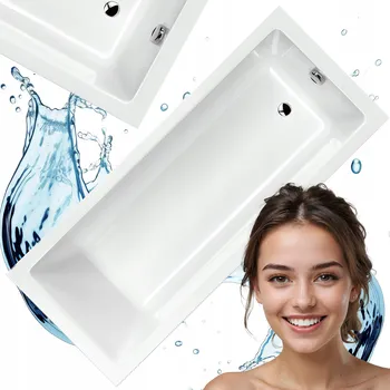 OBDÉLNÍKOVÁ VANA K ZDI SE SIFONEM 170X75