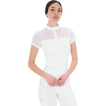 Dámské tričko EQUESTRO Triko Training Micro Mesh Equestro, dámské, bílé L