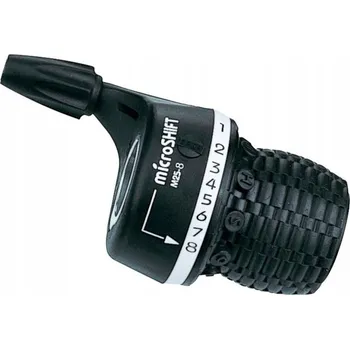 Pravá otočná rukojeť řazení MICROSHIFT MS25-8, 8 rychlostí, kompatibilní se Shimano