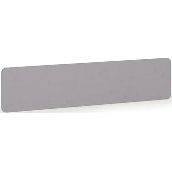 Psací stůl B2B Partner Akustický paraván na stůl, textilní povrch, 180 x 40 cm, šedá