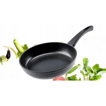 Pánev Tradiční pánev Domosfera ROYAL černá pánev 24 cm s nepřilnavým povrchem