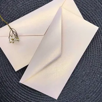 Obálka Obálka perleťová DL 210 x 110 mm, 1 kus, barva candy pink, gramáž 120 g