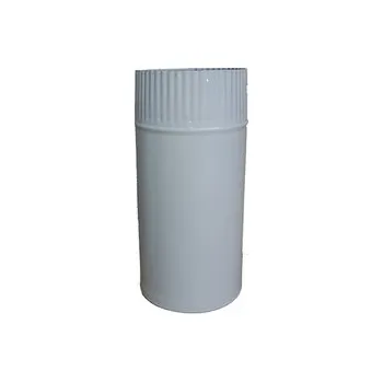 Kouřovod Žemini, Roura pro kouřovod, průměr 120 mm, délka 0,25 m, barva - bílá