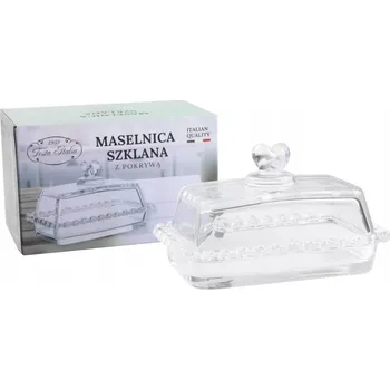 Dóza na potraviny Máslenka Festa Italia sklo čirá