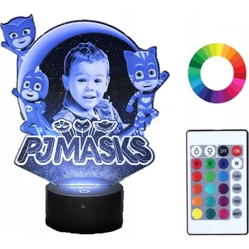 Lampička Noční lampa Plexido vícebarevná