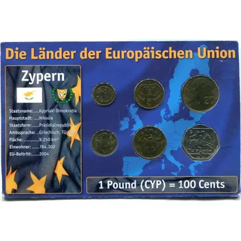 KYPR. Sada oběhových mincí 2004.