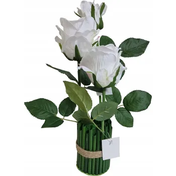 umělá květina Umělé květy Růže červené, svazek, krásné růže - umělý květ