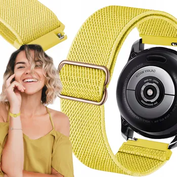 Řemínek na hodinky Řemínek ChronSmarta pro Xiaomi 22mm žlutý