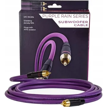 Audio kabel SUBWOOFEROVÝ KABEL 1 RCA - 1 RCA MELODIKA MDSW80 8 m