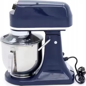 Planetární mixér 7L pro 2 kg těsta, ocelový, modrý MAXIMA 09360790