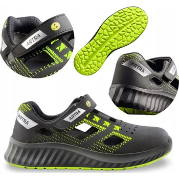 Pracovní obuv OCHRANNÉ pracovní sandály BOZP LEHKÉ Pánské / Dámské s zdvihem 43