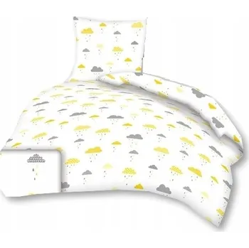 Povlečení Sada povlečení povlečení velkoobchod 160 x 200 cm žluté