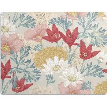 Miska pro psa Podložka pod misku pro psa kočku Jarní květy 60x40