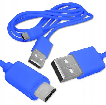 Datový kabel Kabel LTC USB - microUSB typ B, 1,5 m, modrý
