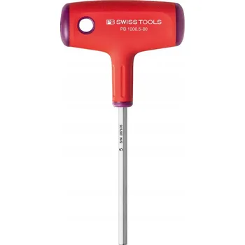 Šroubovák Šroubovák s příčnou rukojetí T, šestihranný 5x80mm PB Swiss Tools