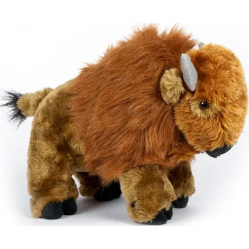 plyšák Kids World Plyšový bizon stojící 21 cm sada 2 ks