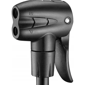 pumpička Hustilka podlahová Beto s dvojitou hlavicí pro hadičku hustilky, černá