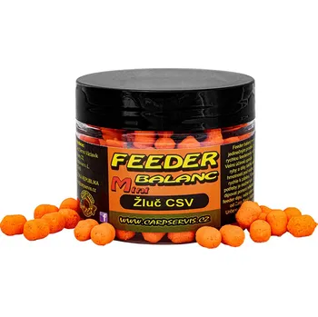 Boilies CSV Feeder Balanc MINI - 45 g/Žluč CSV/oranžová