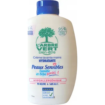 Mýdlo Tekuté mýdlo L'ARBRE VERT Sensitive Skins 300 ml