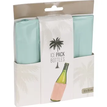 EH Excellent Houseware Chladicí návlek na láhve, plastový, zelený