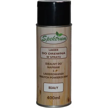 Barva ve spreji Lak na dřevo Spektrum ve ve spreji bílý 400 ml