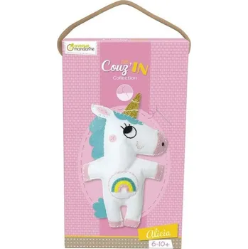 Dětské zboží Avenue Mandarine Sada na šití z filcu - jednorožec