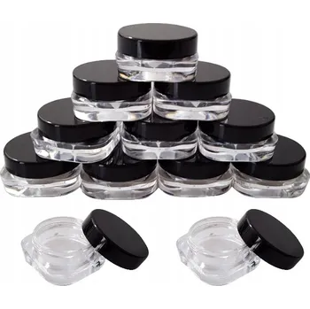 Úložný box Úložný box na ozdoby Perfect průhledný, černý