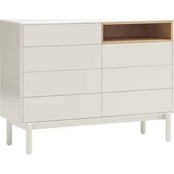 Komoda Krémově bílá lakovaná komoda Teulat Corvo 120 x 40 cm