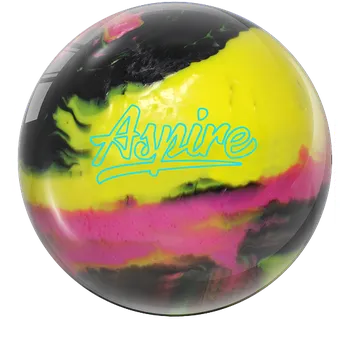 Bowlingová koule ASPIRE BLACK/YELLOW/PINK 11 LBS